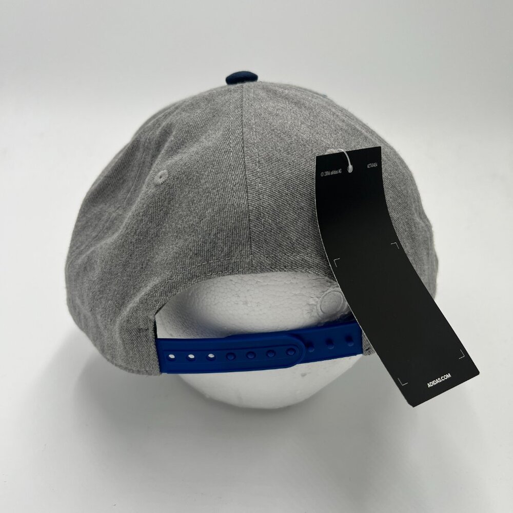 Vintage Adidas Mens Gray NHL Toronto Maple Leafs Flat Brim Snapback Hat Cap NWT - Picture 6 of 6